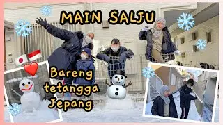 DAILY VLOG: MAIN SALJU SAMA TETANGGA JEPANG