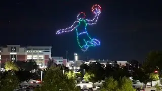 Michigan State University Izzone Campout | Firefly Drone Shows