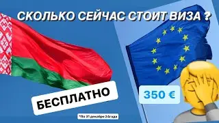🇧🇾🇪🇺 Сколько стоит виза в ЕВРОСОЮЗ и РБ ? Почему так дорого?