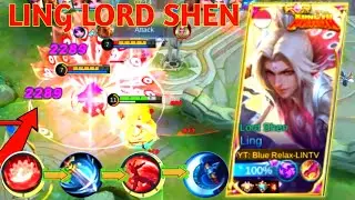 LING LORD SHEN FASTHAND COMBO - BUILD TOP 1 GLOBAL LING ~ MLBB