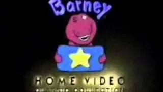 Barney Home Video Logo 1995 - Present (Low Pitch 2 Tones Down)