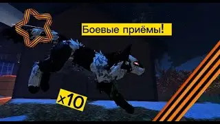БОЕВЫЕ ПРИЕМЫ *Х10 СИЛЫ* В КОТАХ ВОИТЕЛЯХ ROBLOX!