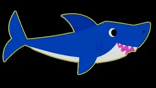 Baby Shark | Daddy Shark Remix - 4K Green Screen