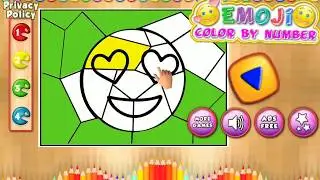 Emoji Color By Number Pixel Art Sandbox