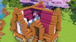 Part 2  Minecraft Crimson Cottage 🏠