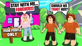 Her House Was Poor People Only... Her EVIL Secret Shocked Us! (Roblox Adopt Me Roleplay)