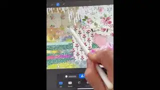 Creating Artful Backgrounds in Procreate: Paper & Paint for Collage Magic 🎨✨