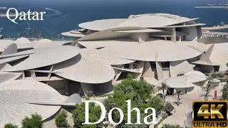 Exploring National Museum of Qatar in Doha, Qatar I 4k