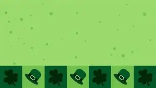 Animated St. Patrick's Day Background - Free Footage with Copy Space