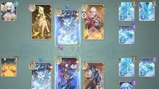 Two control decks' duel of the century - genshin tcg gameplay