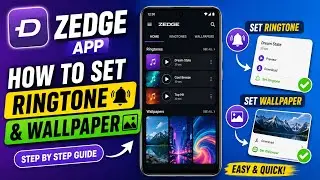 How to Set Ringtone & Wallpaper on Zedge App | Zedge Tutorial 2026