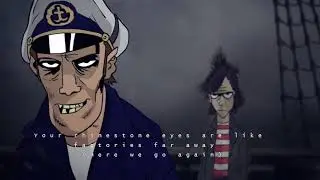 Gorillaz Rhinestone eyes animated fan video with lyrics