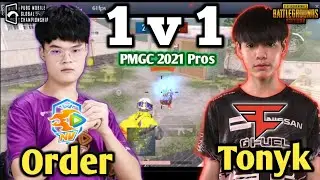 NV Order Vs Faze TonyK😱 • 1v1 TDM 2021 • PMGC 2021 Pros | Global Version