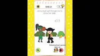 BRAIN TEST 4 LEVEL 61 Jenny must get through me to ..