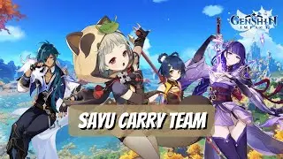 Sayu Raiden Double Carry Team is Really FUN #shorts