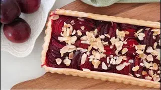 Plum and Almond Tart Recipe | Jus-Rol