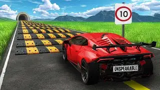 Most Expensive Car Vs Speed Bumps