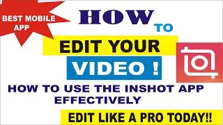 How to use Inshot app for editing video   -   Inshot app tutorial      How to use Inshot on Android.