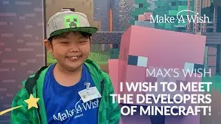 Max's wish to meet the developers of Minecraft