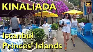 Kınalıada walking tour 4K UHD | Istanbul Princes islands