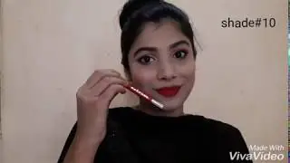 Nior lipstick swatches| nowshin sarker