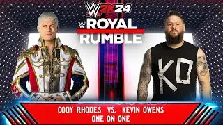 Full Match - Cody Rhodes vs Kevin Owens: Royal Rumble | WWE 2k24