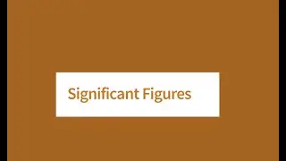 Significant Figures: Moles Course (mole course 7)