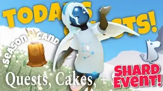 ALL Dailies - Season Candles, Quests, Treasure Cakes, and Shard Event - Daylight Prairie Oct 30