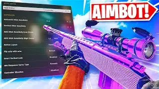 BEST *AIMBOT* SETTINGS/SENSITIVITY in Black Ops Cold War!