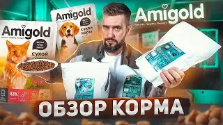 НОВИНКА! Amigold сухой корм для кошек и для собак / Обзор корма Амиголд