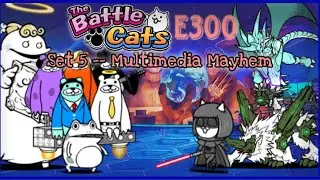 The Battle Cats E300 Event || Set 5 — Multimedia Mayhem (BCU custom stages, community event)