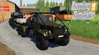 ПО БЕЗДОРОЖЬЮ на КРАЗЕ 255Б в Farming Simulator 19