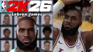 LeBron James face creation NBA2k26!!