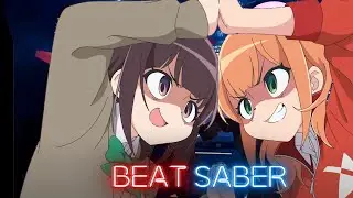 Beat Saber | Kirameki Inokori Daisensou | Virtual Desktop, Quest 2 | Kinect Mixed Reality