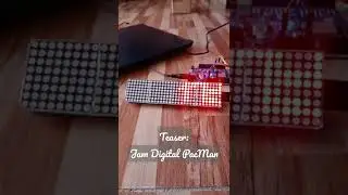 Jam Digital PacMan tanpa RTC
