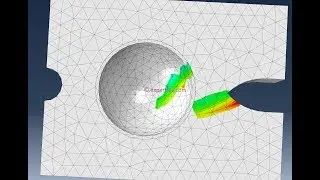 SIMULIA Abaqus FEA of Crack Propagation using XFEM in assembly (trial)