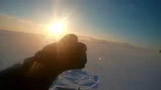на мотовелосипеде в минус 17