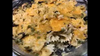 Tuna Casserole with Bow Tie Pasta