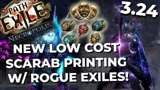 INSANE NEW SCARAB FARM With Rogue Exiles In 3.24 Path Of Exile Necropolis