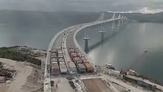 Load testing of the Pelješac Bridge begins