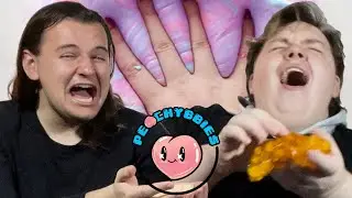 two guys (with severe adhd) rank slime (Peachybbies Slime Review)