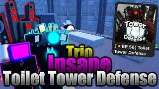 [Trio] Beating Insane (Cameraman HQ) - Toilet Tower Defense
