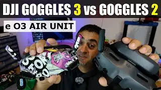 DJI GOGGLES 3 vs DJI GOGGLES 2 // SCONTRO AD ARMI PARI TRA LE MURA con COMPATIBILITA' O3 AIR UNIT