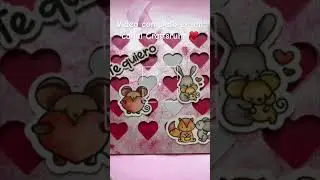 Tarjeta corazones #shorts #zonascrapera #scrap #diy