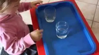 переливание воды по Монтессори/ pouring water/ vee valamine