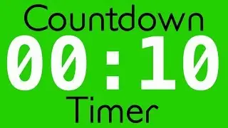 Free Green Screen Effect | 10 Seconds Countdown Timer