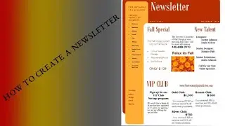 How to Create a Newsletter
