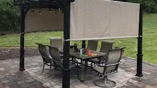 Garden Treasures Pergola With Canopy - Unboxing and Review