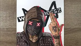 Drawing Watch Dogs 2 - Wrench. / Рисунок Сторожевые Псы 2 - Ренч.