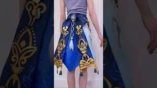 Making Nilou’s skirt! | Pt. 1 #genshinimpact #cosplay